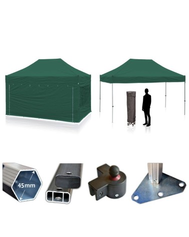 4,5X3M TONNELLE PLIANTE PROFI RedX®