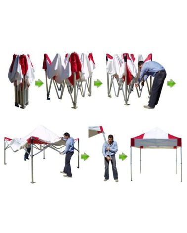 6X3M PROFI POP-UP FOLDING ARBOUR RedX®