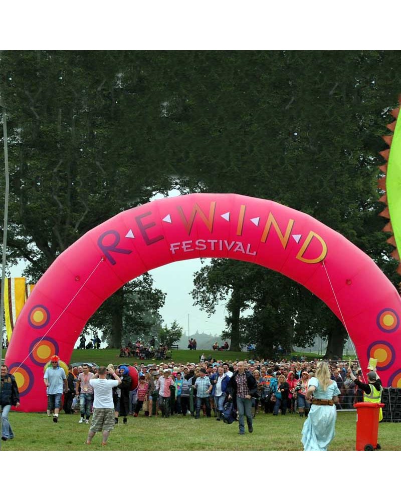 12m Inflatable advertising gate with RedX® compressor