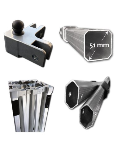 copy of 3x3M TONNELLE PLIANTE PROFI PLUS RedX®