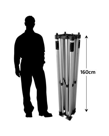 1,5X1,5M PROFI POP-UP TUINHUISJE RedX®