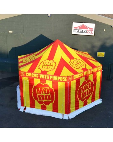 6M HEXAGON TONNELLE PLIANTE PROFI EXTREME RedX®