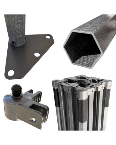 copy of 3x3M TONNELLE PLIANTE PROFI PLUS RedX®