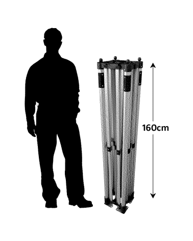 3X2M PROFI POP-UP FOLDING ARBOR RedX®